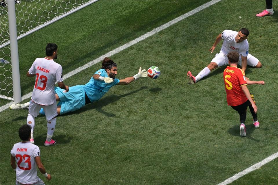 Beiranvand brachte Belgien mit seinen Paraden zur Verzweiflung.Jayne Kamin-Oncea/ AP/dpa
