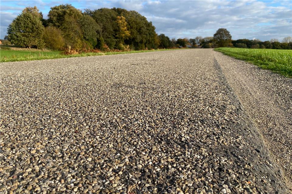 Beispiel eines Wirtschaftswegs in Ramsdorf.