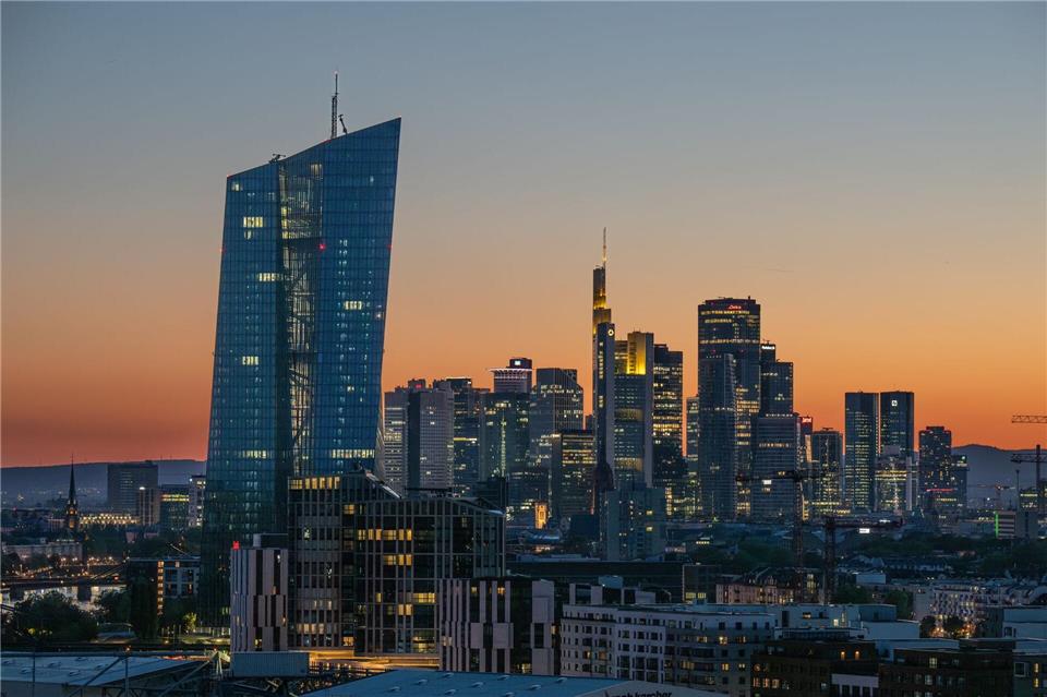 Bekannt für Banken, nicht für Gründer: Frankfurt und Rhein-Main wollen bei Start-ups aufholen (Archivbild).Boris Roessler/dpa