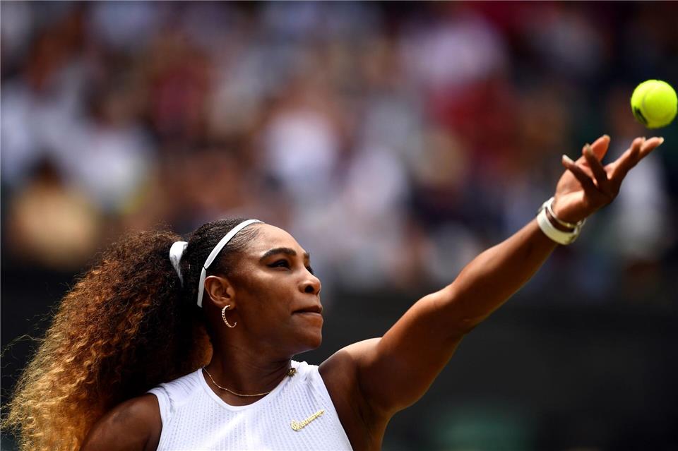 Bekannt für einen gewaltigen Aufschlag: Serena Williams. (Archivbild)Victoria Jones/PA Wire/dpa