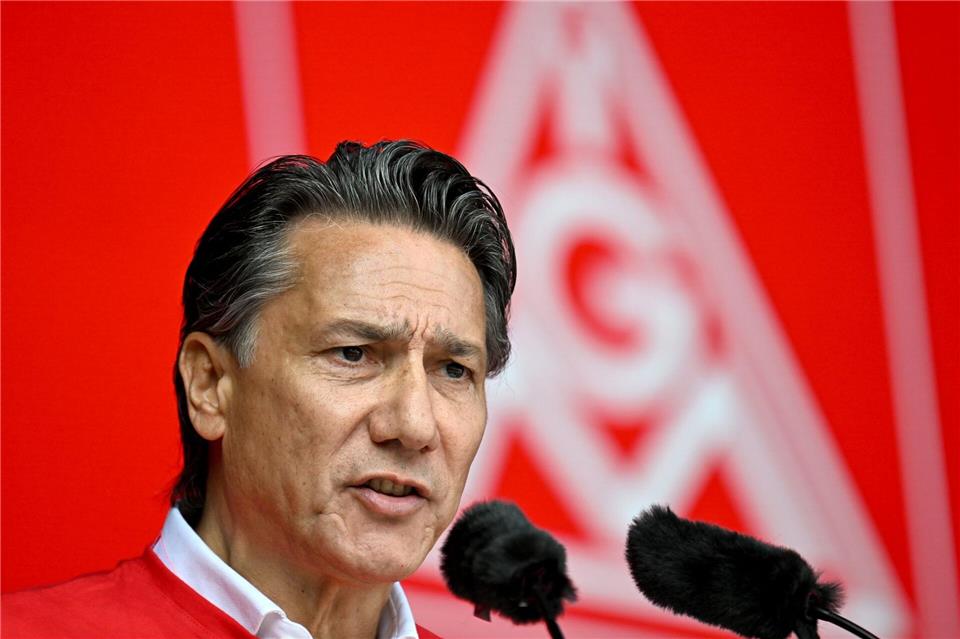 Bekommt die Thyssenkrupp-Stahlsparte bald indische Eigentümer? Die IG Metall stellt Bedingungen. (Archivbild)Federico Gambarini/dpa