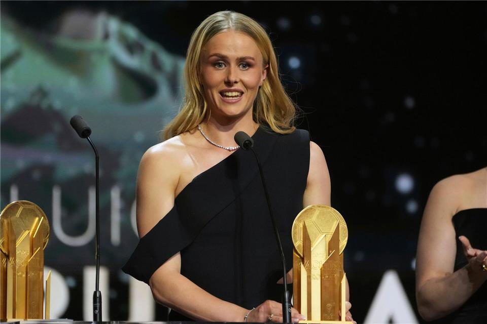 Bekommt noch eine Auszeichnung: Hannah Hampton.Thibault Camus/AP/dpa