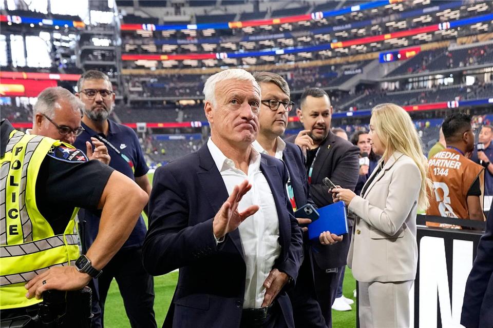 Bekommt zum Abschied nur das kleine Finale: Didier Deschamps.Ashley Landis/AP/dpa