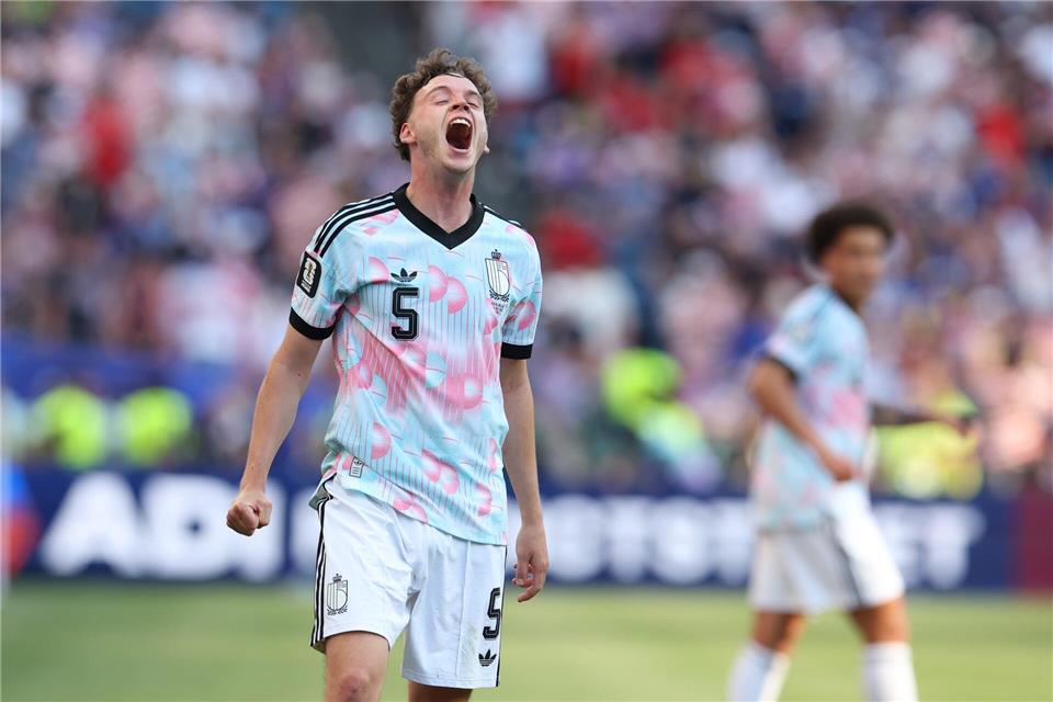 Belgiens Team um  Maxim De Cuyper tritt bei der WM immer selbstbewusster auf.Maddy Grassy/AP/dpa
