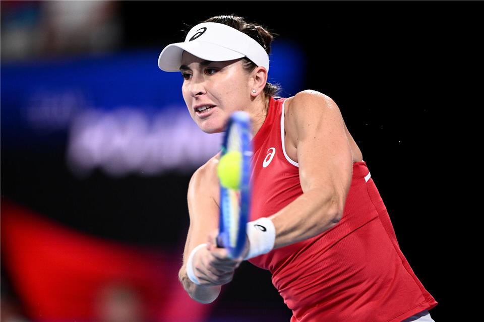 Belinda Bencic gewann beim United Cup alle fünf Einzel.Dan Himbrechts/AAP/dpa