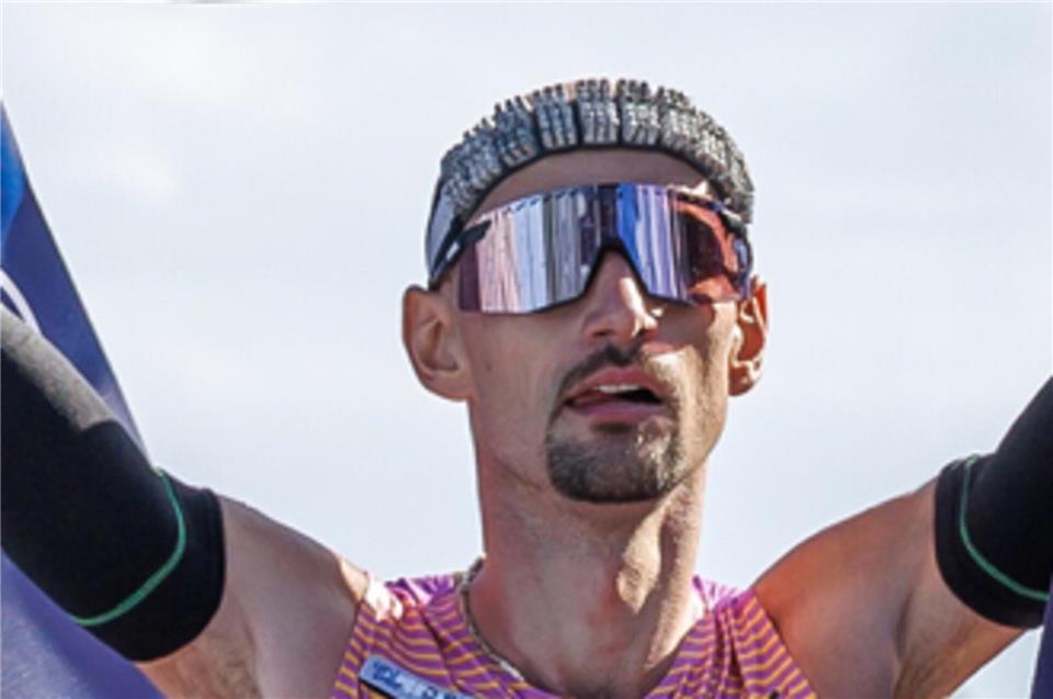 Belohnte sich in Boston fürs harte Training: Hendrik Pfeiffer.