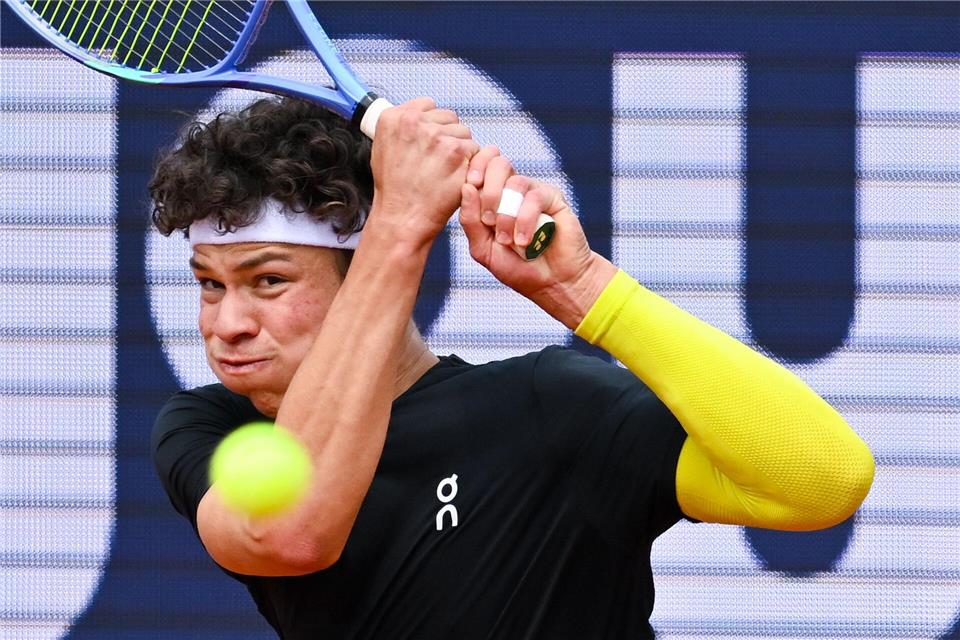 Ben Shelton verlor das Finale von München gegen Alexander Zverev.Sven Hoppe/dpa