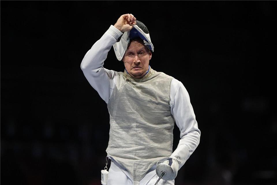Benjamin Kleibrink gewann 2008 Olympia-Gold und ist nun Bundestrainer der Florettmänner. (Archivbild)Oliver Weiken/dpa