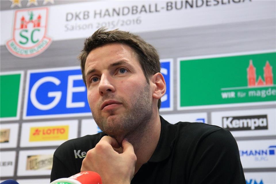 Bennet Wiegert wird beim SC Magdeburg als Trainer vorgestellt. Zehn Jahre später ist er der sportliche Macher des SCM. (Archivbild)picture alliance / dpa