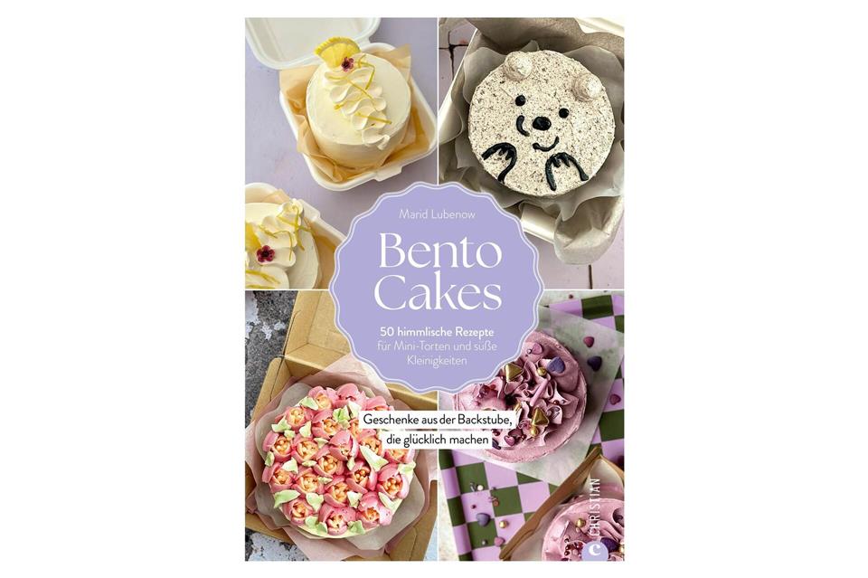 Bento Cakes: Kleiner Augenschmaus mit großer Botschaft „Bento Cakes: 50 himmlische Rezepte für Mini-Torten und süße Kleinigkeiten“, Marid Lubenow, Christian Verlag, 144 Seiten, 24,99 Euro, ISBN 978-3-95961-940-0. Marid Lubenow/Christian Verlag/dpa-tmn