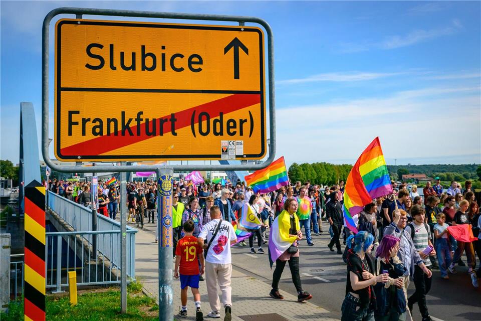 Bereits zum sechsten Mal in Folge fand die Demonstration statt.Patrick Pleul/dpa