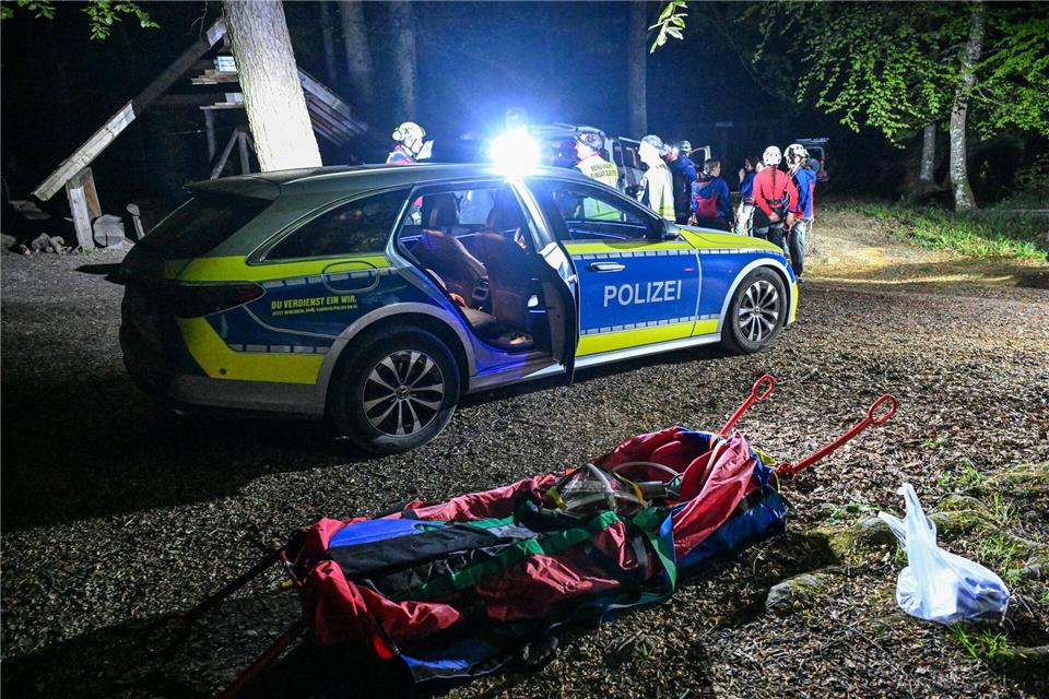 Bergwacht und Polizei sind im Einsatz.Jason Tschepljakow/dpa