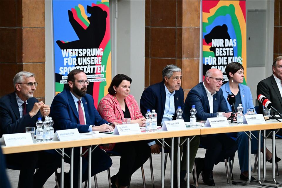 Berlin bewirbt sich mit dem Konzept „Berlin +“ um die Austragung Olympischer und Paralympischer Spiele.Sebastian Christoph Gollnow/dpa
