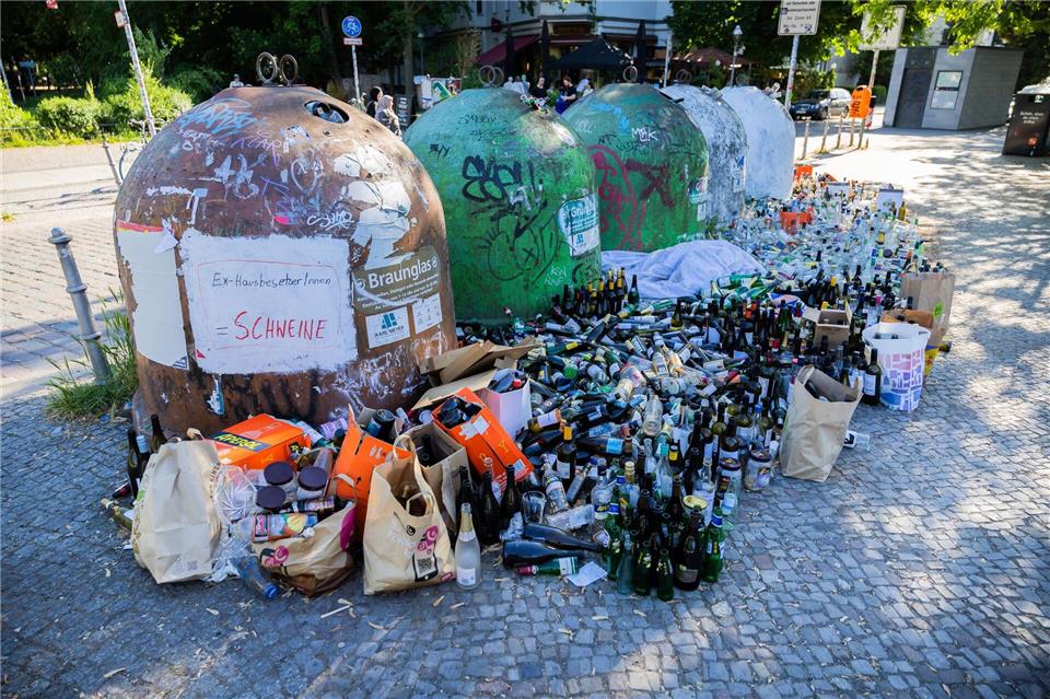 Berlin hat an vielen Orten ein Müllproblem. (Archivbild)Christoph Soeder/dpa