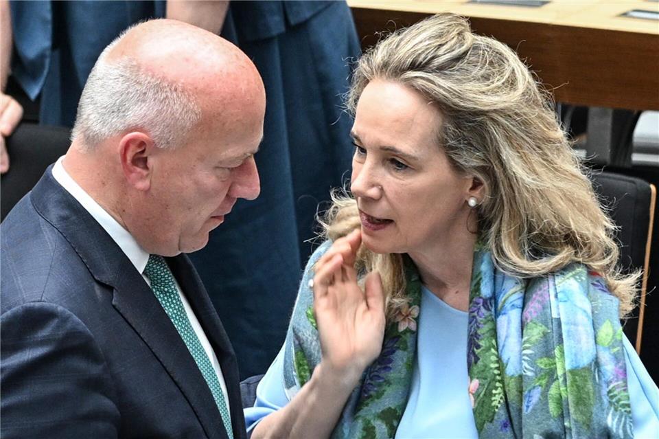 Berlins Regierender Bürgermeister Kai Wegner (CDU) entsprach in der vergangenen Woche der Bitte von Kultursenatorin Sarah Wedl-Wilson (parteilos) um Entlassung. (Archivbild) Jens Kalaene/dpa
