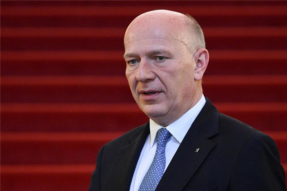 Berlins Regierender Bürgermeister Kai Wegner (CDU) hat eine Regierungserklärung angekündigt. Jens Kalaene/dpa