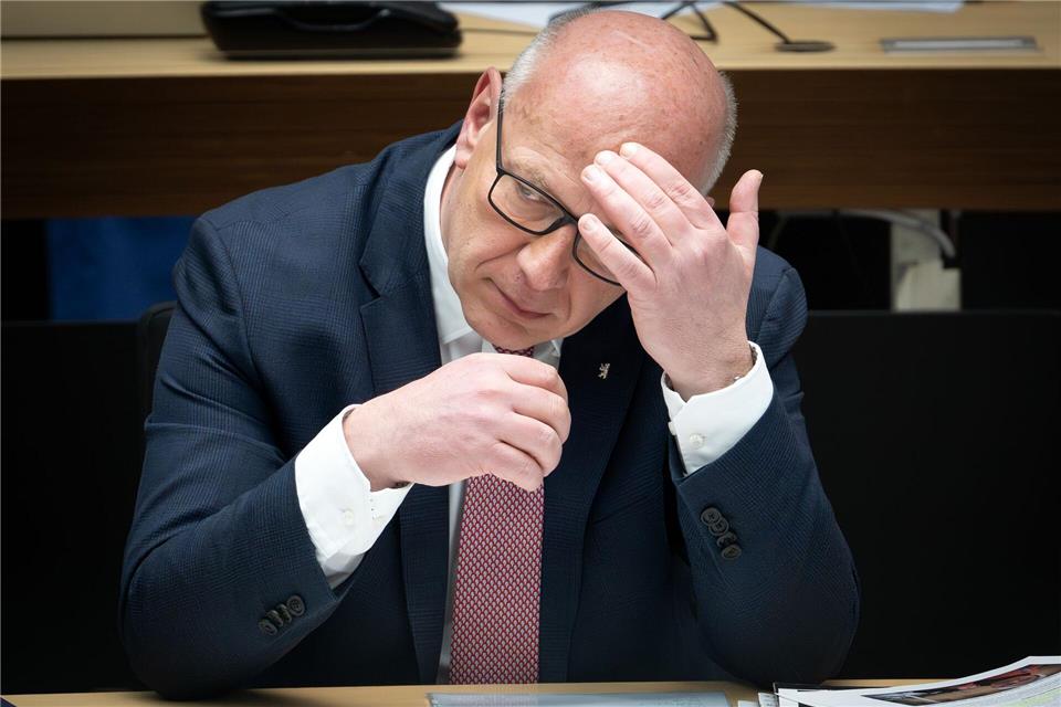 Berlins Regierender Bürgermeister Kai Wegner (CDU) hat sich Landesparlament für seine Kommunikation im zum Stromausfall entschuldigt. (Archivbild)  Soeren Stache/dpa