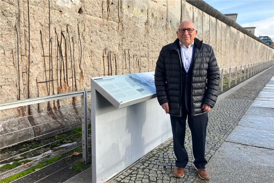 Berlins ältester Abgeordneter kannte die Berliner Mauer schon als Teenager. Andreas Heimann/dpa