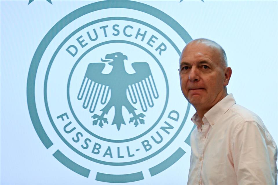 Bernd Neuendorf steht vor der Wiederwahl als DFB-Präsident.Federico Gambarini/dpa