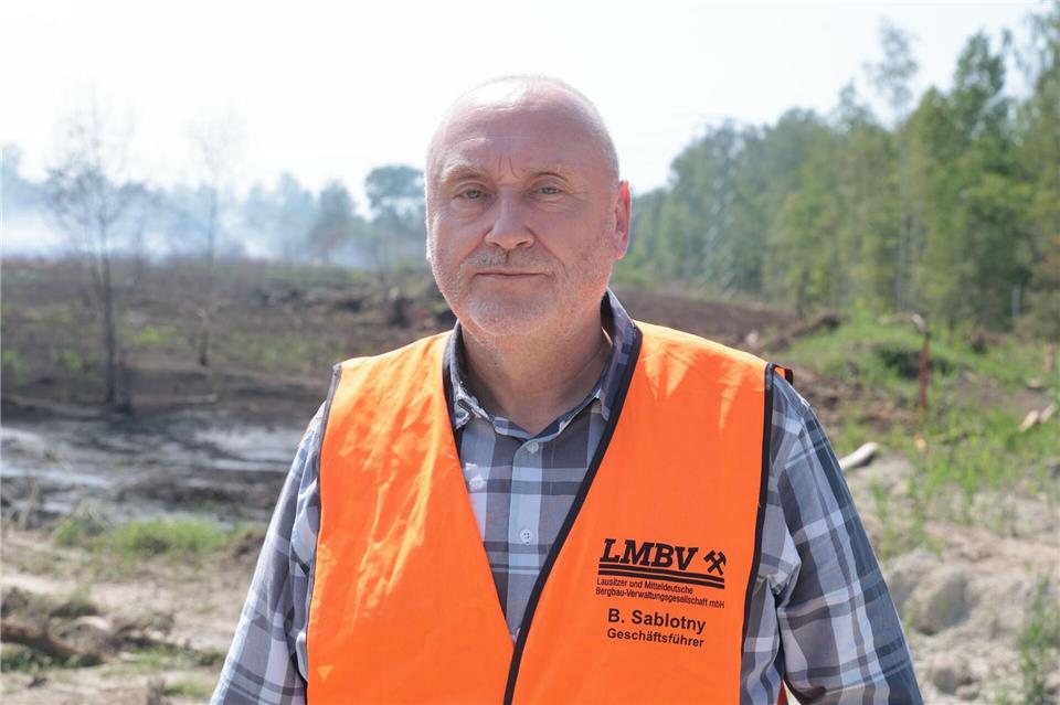 Bernd Sablotny ist Sprecher der Geschäftsführung der Lausitzer und Mitteldeutsche Bergbau-Verwaltungsgesellschaft (LMBV).Bodo Schackow/dpa