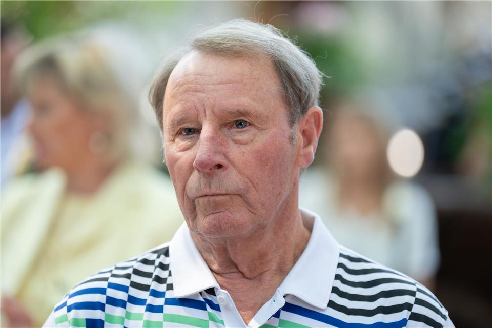 Berti Vogts ist mit 538 Partien Borussia Mönchengladbachs Rekordspieler. (Archivbild)Silas Stein/dpa