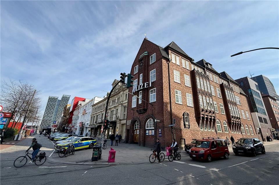 Berühmtes Polizeirevier: die Davidwache nahe der Reeperbahn.Wolfgang Stelljes/dpa-tmn