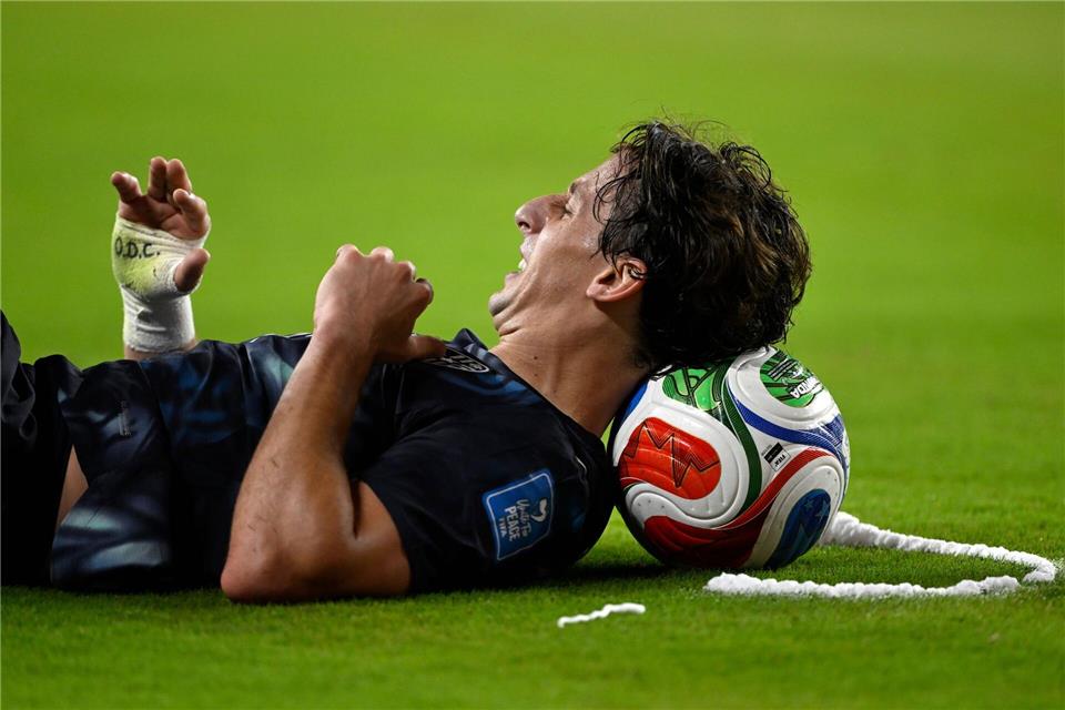 Besiegelte das WM-Aus der Türkei mit seinem Siegtor: Matías Galarza.Eakin Howard/AP/dpa