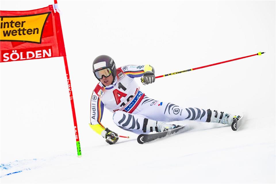 Bester Deutscher beim Saisonauftakt in Sölden: Anton Grammel.Gian Ehrenzeller/KEYSTONE/dpa