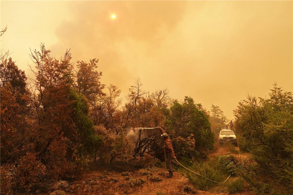 Betroffen sind Teile der Provinzen Chubut, La Pampa, Neuquén und Río Negro. Victor R. Caivano/AP/dpa