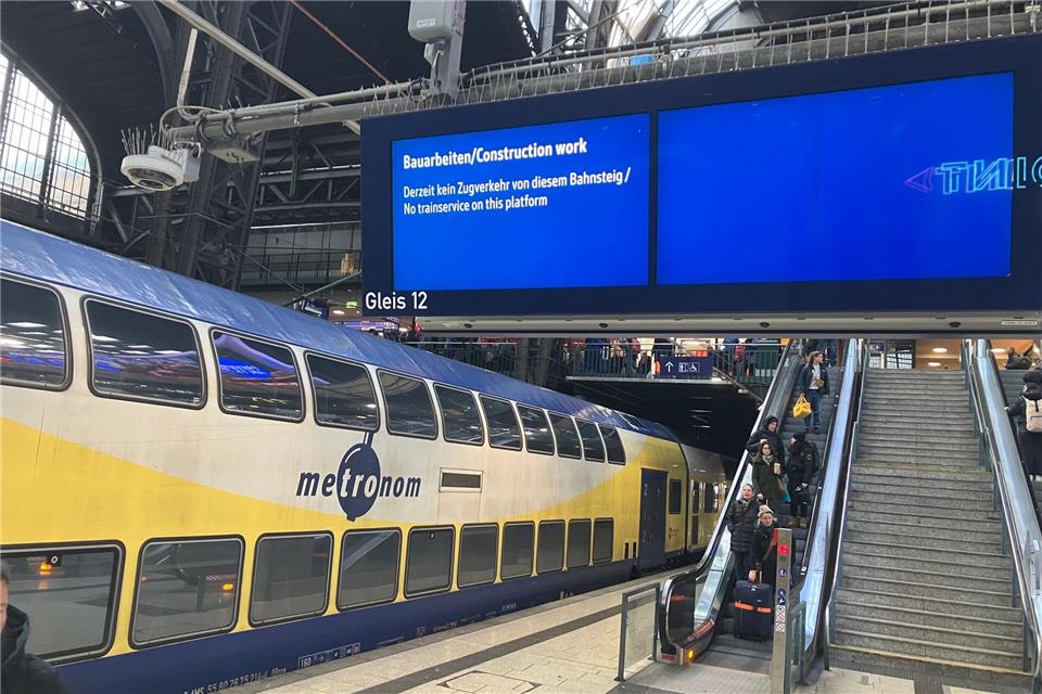 Betroffen war besonders der Metronom.Benjamin Haller/dpa
