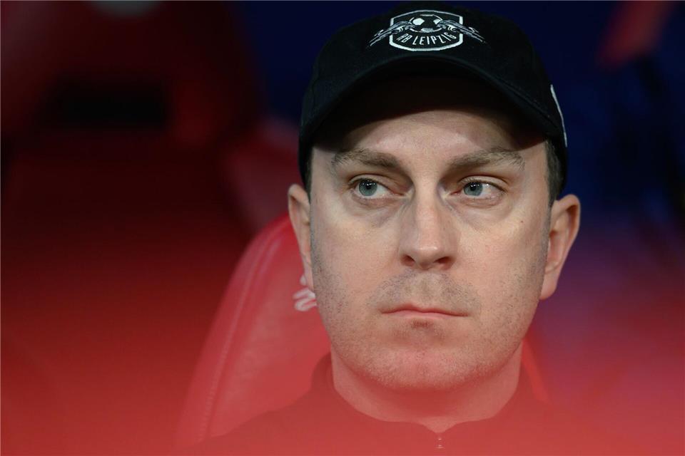 Betroffenheit in Leipzig: RB-Trainer Ole Werner. Hendrik Schmidt/dpa