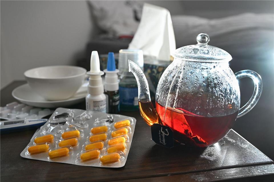 Erkältungssaison füllt Wartezimmer in Berlin und Brandenburg Bewegung an der frischen Luft, ausreichend Schlaf und eine gesunde Ernährung halten das Immunsystem fit. (Symbolbild)Bernd Weißbrod/dpa