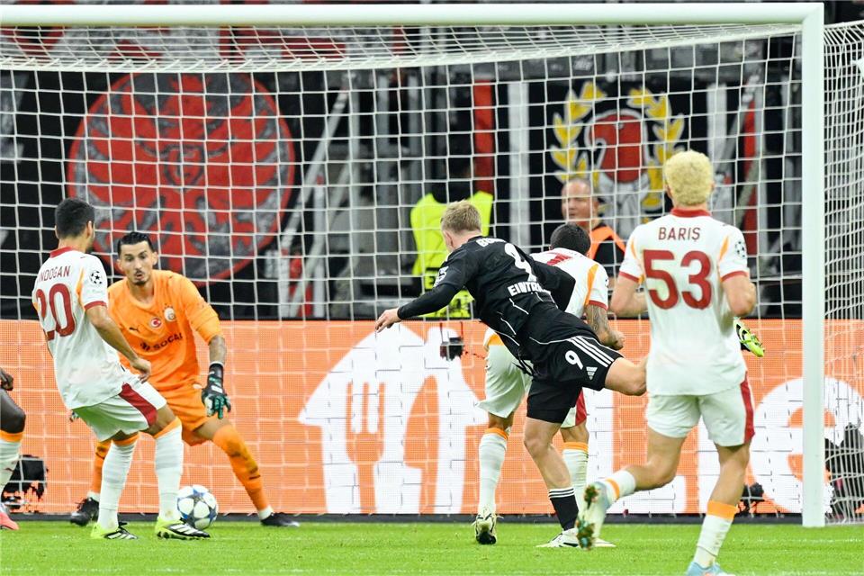 Bewies erstmals in dieser Saison seinen Torriecher: Jonathan Burkardt.Uwe Anspach/dpa