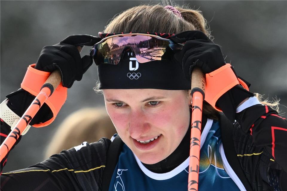 Biathletin Janina Hettich-Walz greift noch nach den Medaillen.Hendrik Schmidt/dpa