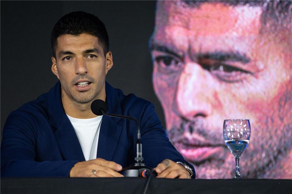 Bielsa-Gegner: Uruguays Fußball-Idol Luis Suarez.Santiago Mazzarovich/dpa