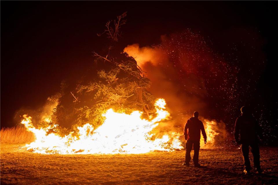 Biike ist so etwas wie das friesische Nationalfest. (Archivbild)Bodo Marks/dpa