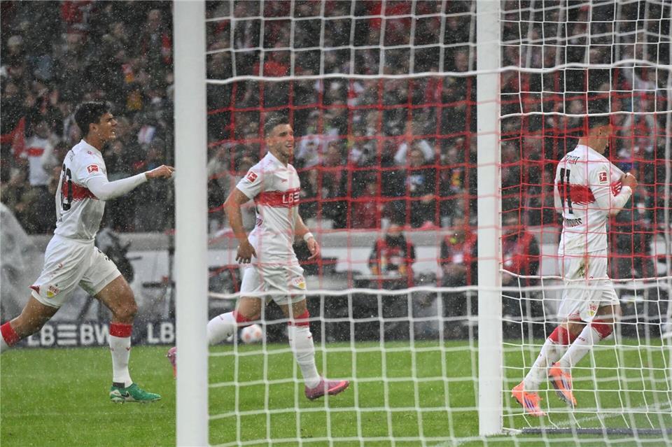 Bilal El Khannouss führt den VfB Stuttgart zum nächsten Heimsieg.Bernd Weißbrod/dpa
