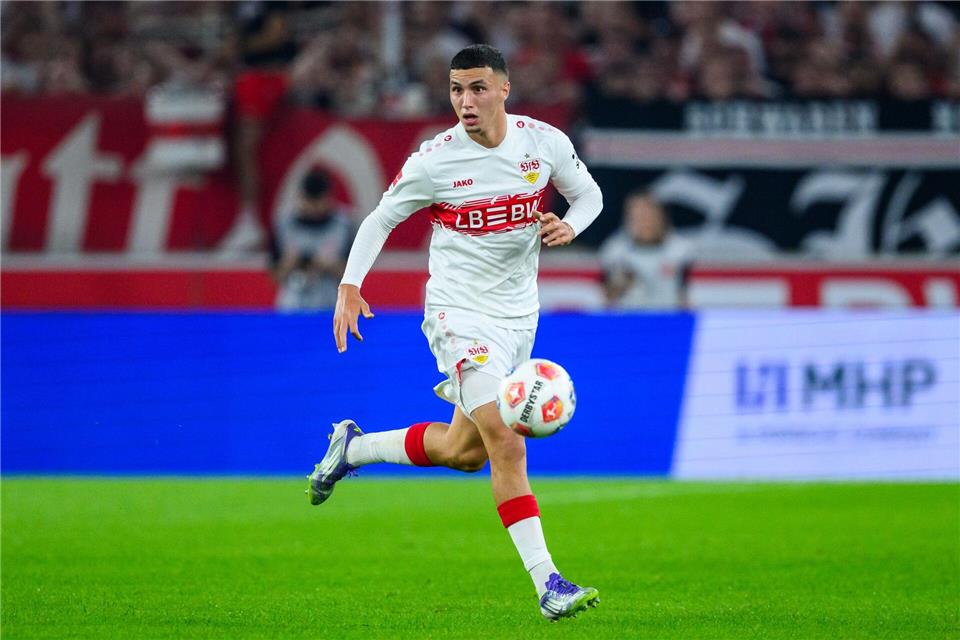 Bilal El Khannouss soll das Spiel des VfB Stuttgart prägenTom Weller/dpa