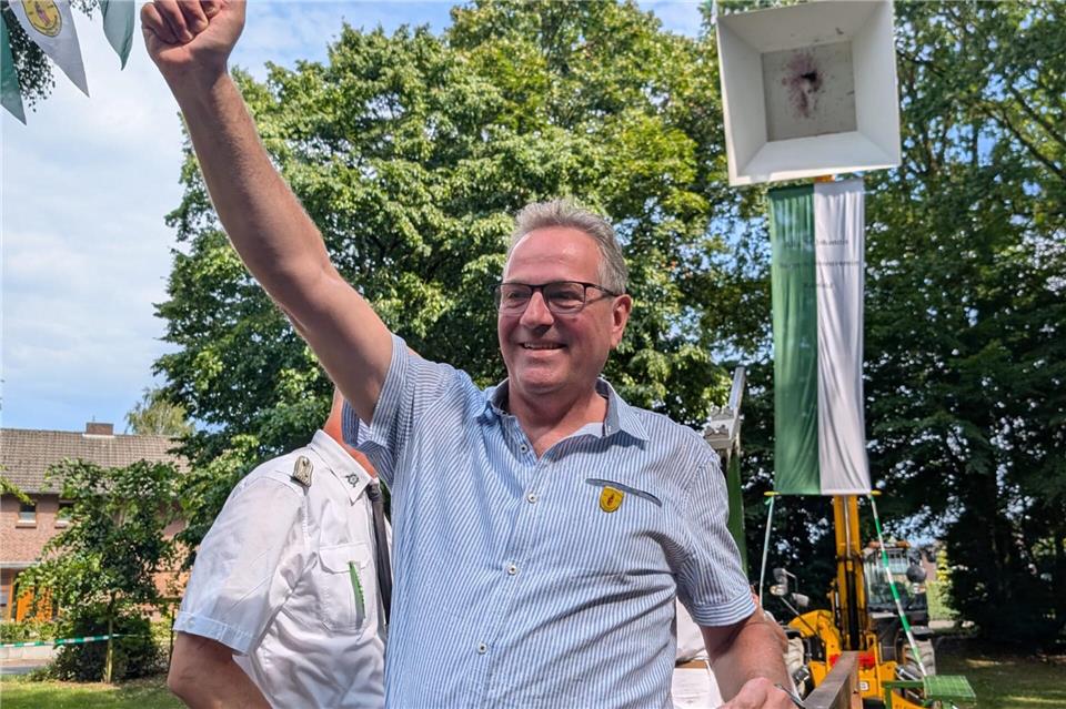 Die Bürgerschützen in Raesfeld haben mit „Siggi“ Nagel einen neuen König 
