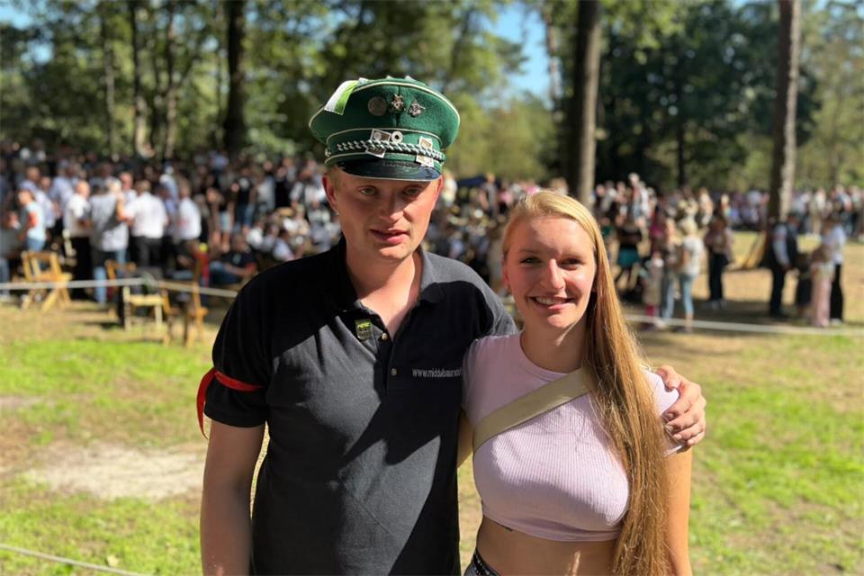 Timo Logermann und Lena Inhestern regieren in Maria Veen. 