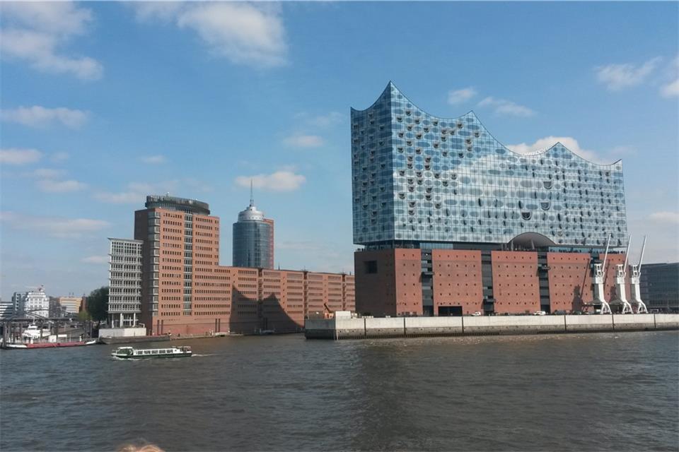 Die Elbphilharmonie in Hamburg 