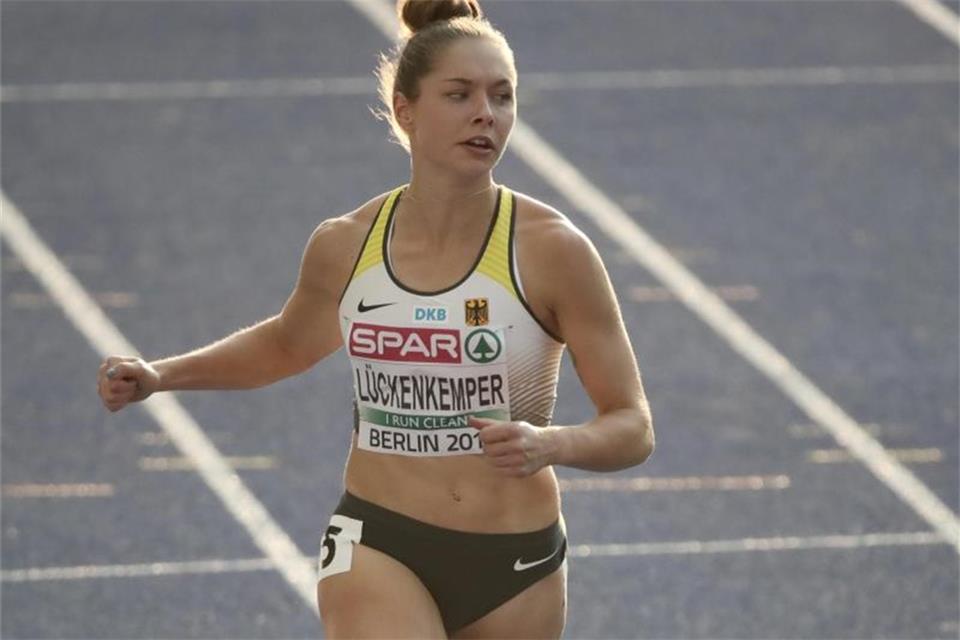 Gina Lückenkemper hüpft und weint: Mit Power zu EM-Silber 