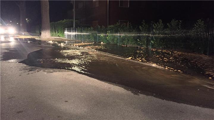 Einsatz nach Wasserrohrbruch 