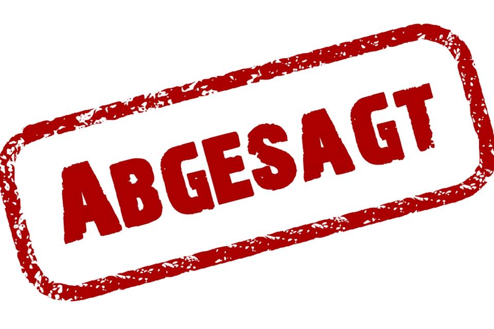 Zahlreiche Veranstaltungen sind abgesagt 