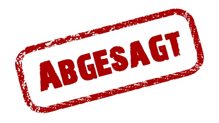 Zahlreiche Veranstaltungen sind abgesagt 