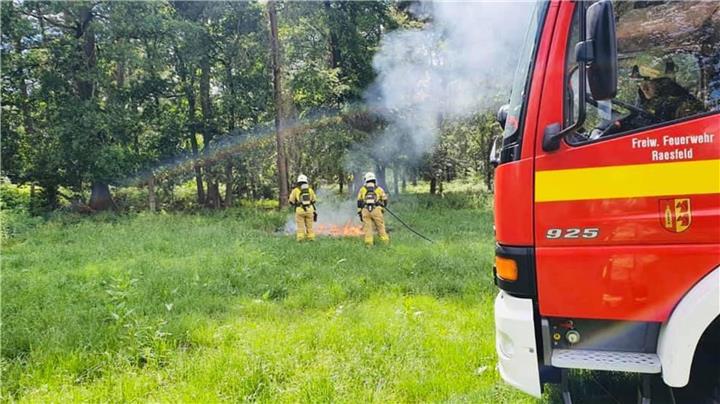 Feuerwehr Raesfeld rückte vier Mal aus 