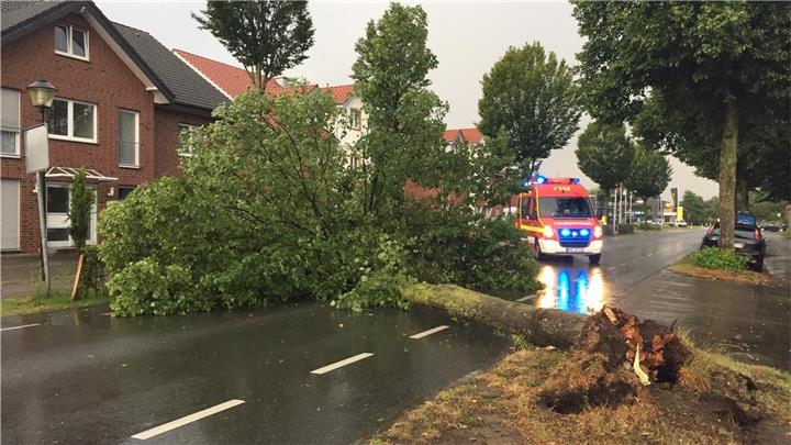 Gewitterfront trifft erneut die Gemeinde Raesfeld  