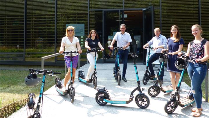Raesfelder können Elektro-Roller testen 