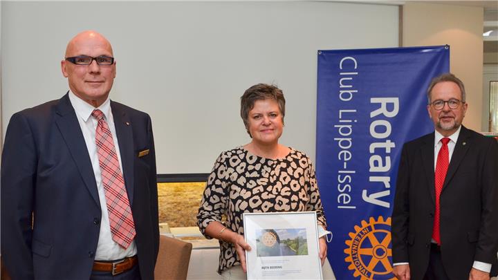 Rotary-Club Lippe-Issel ehrt Ruth Beering 