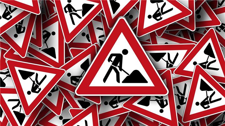 Baustelle: Sanierung des Burloer Kreisverkehrs Baustelle: Sanierung des Burloer Kreisverkehrs